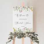Wildflowers bridal shower welcome foam board<br><div class="desc">Wildflowers bridal shower welcome foam board
Matching items available.</div>