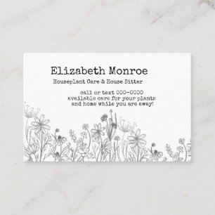 Wildflowers Business Card