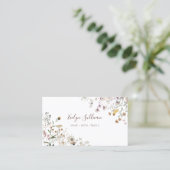 wildflowers business card (Standing Front)