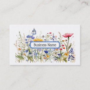 Wildflowers Business Card