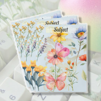 Wildflowers & Butterflies 2 Pocket Folder