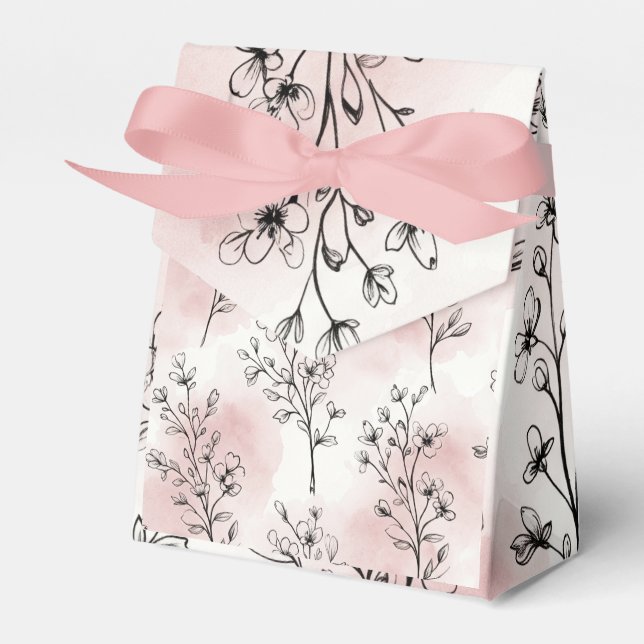 Wildflowers by Natasha Us   Favor Boxes (Front Side)