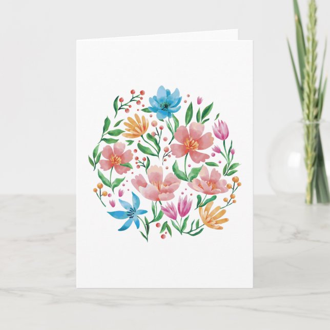 Wildflowers Card (Front)