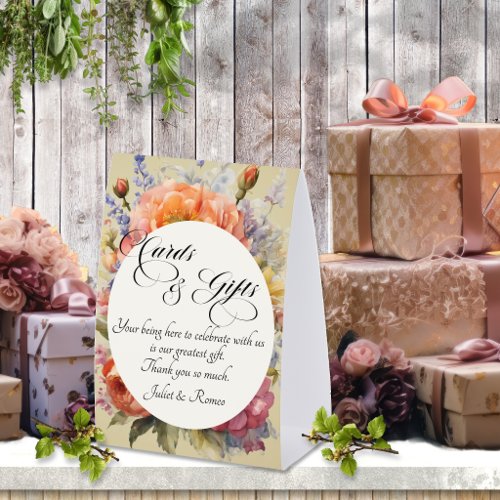 Wildflowers Cards & Gifts - Wheat Paper Table Tent