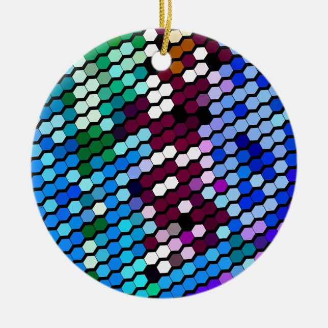 WILDFLOWERS CERAMIC ORNAMENT (Front)