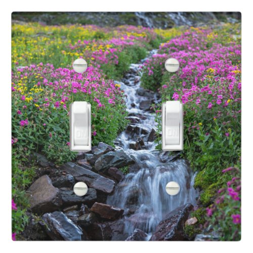 Wildflowers Clements Mountain Montana Light Switch Cover