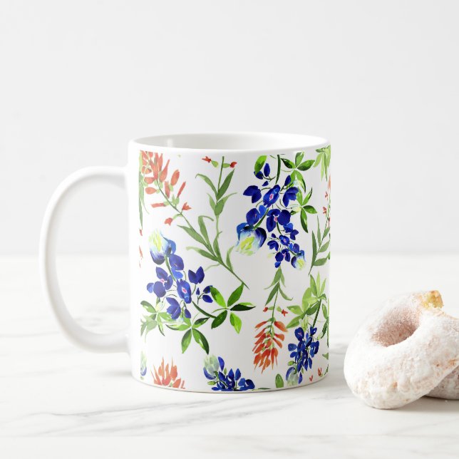Wildflowers Coffee Mug (With Donut)