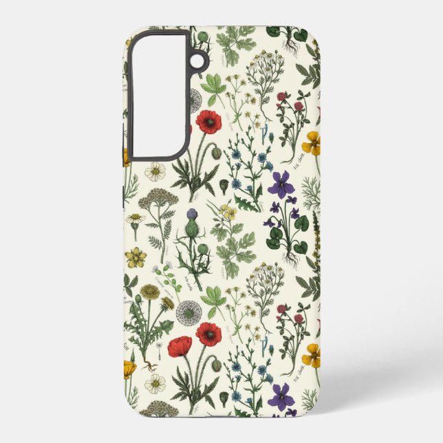 Wildflowers collage samsung galaxy case (Back)