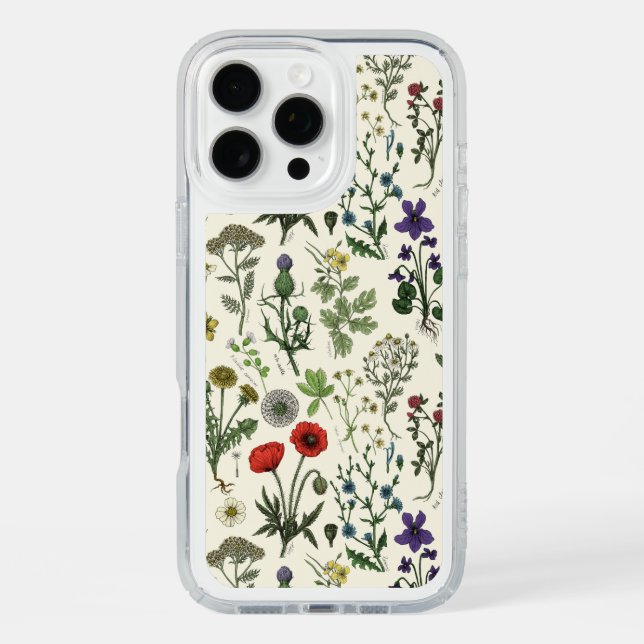 Wildflowers collage speck iPhone case (Front)