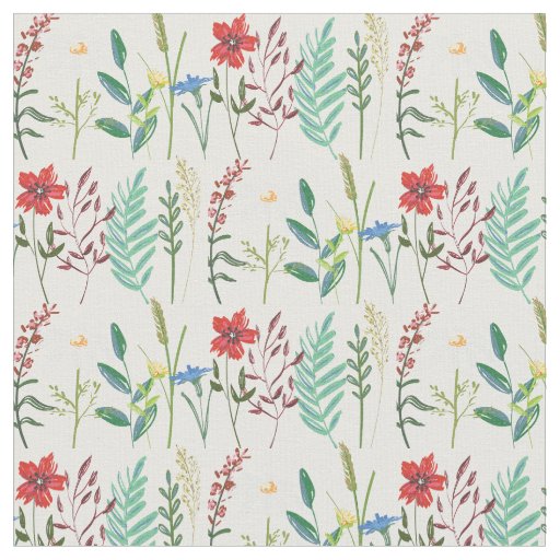 Wildflowers Cute Flowers Fabric