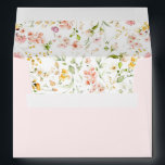 Wildflowers Cute Pink Envelopes<br><div class="desc">Wildflowers pink envelopes</div>