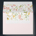 Wildflowers Cute Pink Envelopes<br><div class="desc">Wildflowers pink envelopes</div>