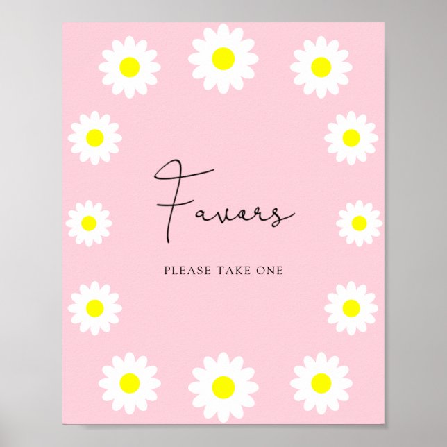 Wildflowers Daisies - Favors Poster (Front)