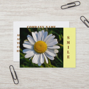 WILDFLOWERS DAISY BUSINESS CARD