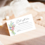 Wildflowers Date Night Ideas Card<br><div class="desc">Wildflowers Date Night Ideas Card. Matching items available.</div>