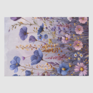 Wildflowers Decoupage Tissue Paper