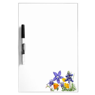 Wildflowers Dry-Erase Board