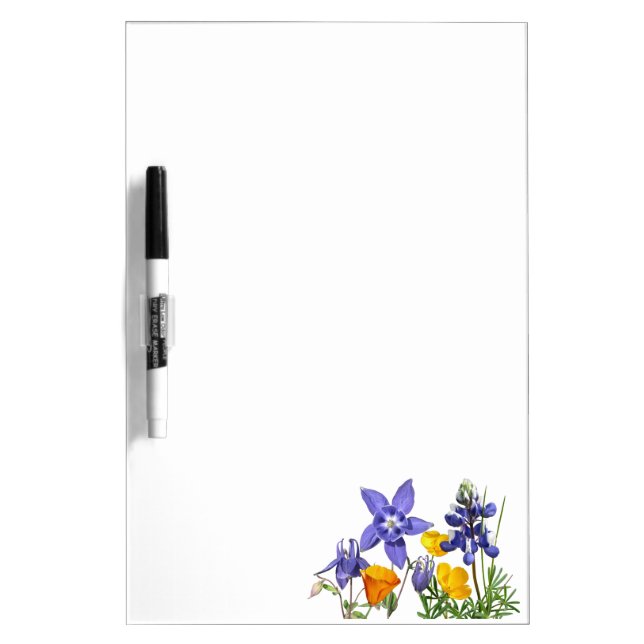 Wildflowers Dry-Erase Board (Front)