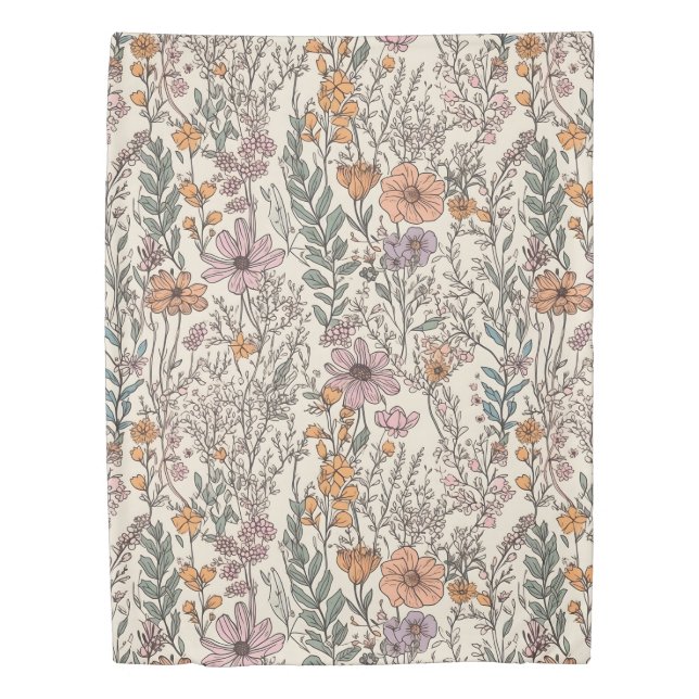 Wildflowers Duvet Cover (Front)