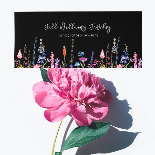 Wildflowers  Earring Hoops Studs Display Card  