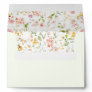 Wildflowers Elegant Cute Wedding Envelope