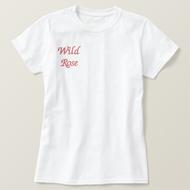 WILDFLOWERS EMBROIDERED SHIRT (Design Front)