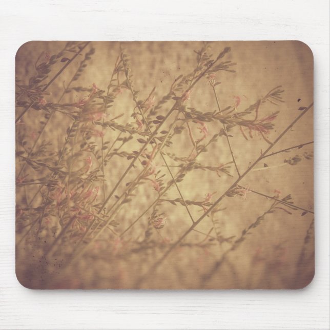 Wildflowers Faux Vintage Mouse Pad (Front)
