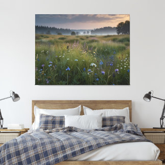 Wildflowers Field Canvas Print
