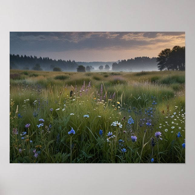 Wildflowers Field Poster (Front)