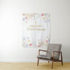 WILDFLOWERS  First Communion Backdrop banner