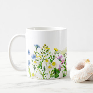 Wildflowers Floral, Botanical Garden, Colorful gif Coffee Mug