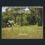 Wildflowers Floral Flower Calendar<br><div class="desc">This pretty calendar features my original photographs of wildflowers all around Texas meadows. Each page has the identification to the type of flower it is. These calendars are high quality and vibrant. You may choose other sizes and other options if desired. This unique calendar would make a great gift for...</div>