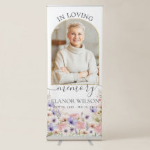 Wildflowers Floral Funeral Memorial Picture Photo