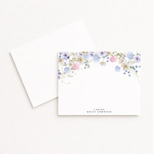Wildflowers Floral Note Card