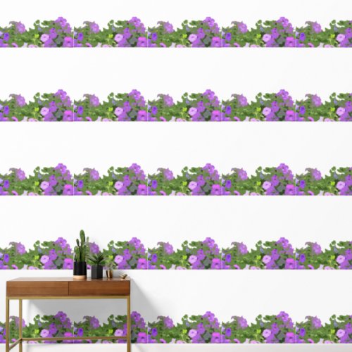 Wildflowers Floral Purple Violet Green Leaves Cool Wallpaper