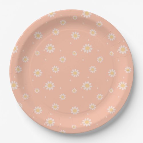 Wildflowers Floral Summer Spring Bridal Shower Paper Plates