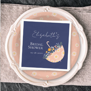 Wildflowers Floral Umbrella Garden Bridal Shower Napkins