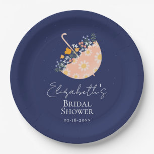 Wildflowers Floral Umbrella Garden Bridal Shower Paper Plates