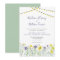 Wildflowers floral wedding celebration invitations