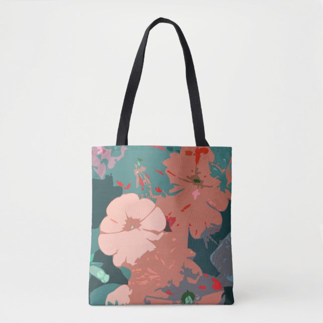 Wildflowers Floral Weddings Bridesmaid Gift Favor  Tote Bag (Front)