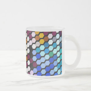 WILDFLOWERS FROSTED GLASS COFFEE MUG