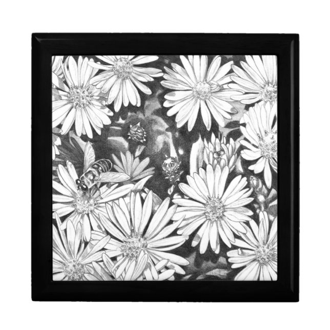 Wildflowers Gift Box Custom Honey Bee Jewelry Box (Front)