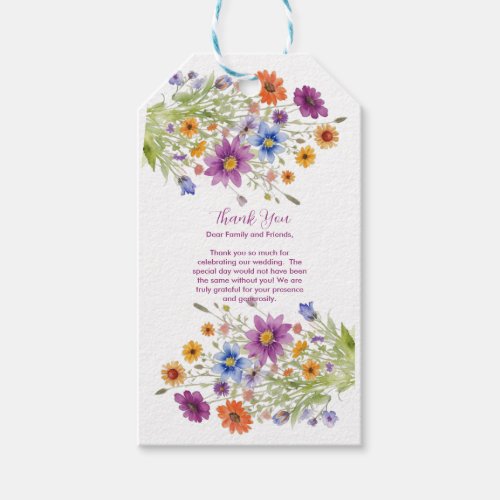 Wildflowers Gift Tags