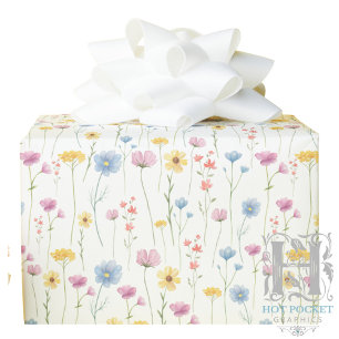 Wildflowers Gift Wrapping Paper