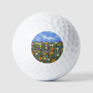 Wildflowers Golf Balls