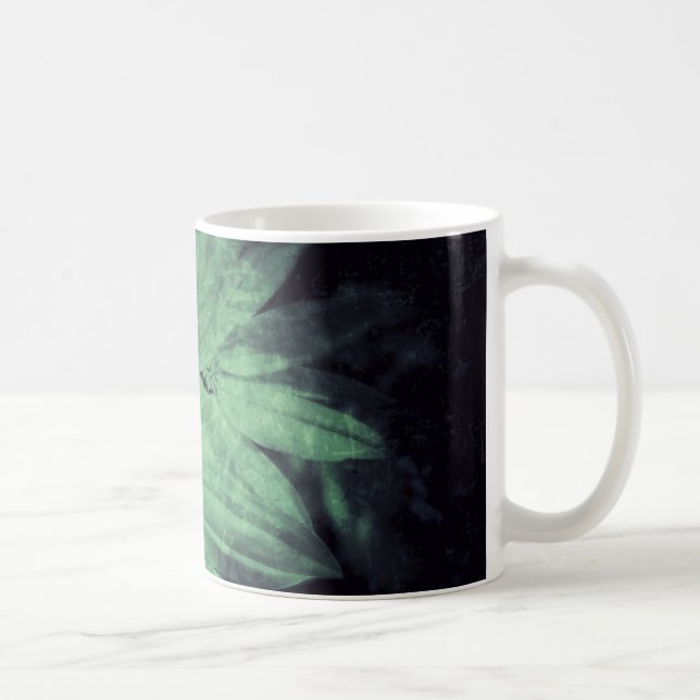 Wildflowers Grunge Coffee Mug (Right)