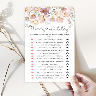 Wildflowers Guess Who Said It Mommy or Daddy game