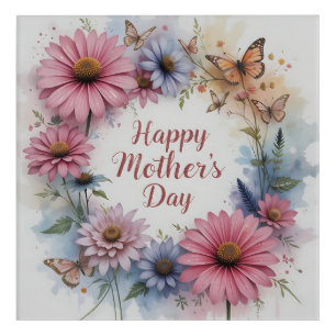 Wildflowers Happy Mother's Day Acrylic Print