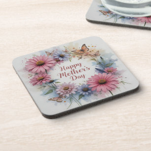 Wildflowers Happy Mother's Day Beverage Coaster