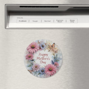 WildFlowers Happy Mother's Day Magnet